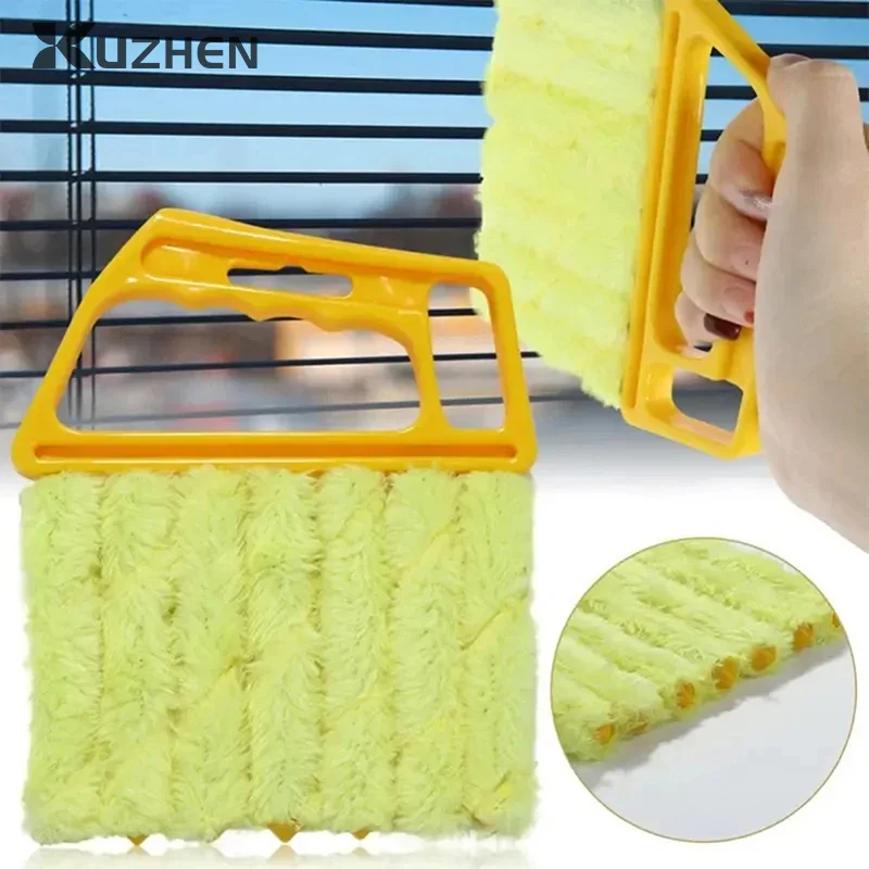 New Louver Cleaning Brush Air Conditioner Duster Detachable Cleaning Brush Car Air Conditioning Vent Cleaning Brush