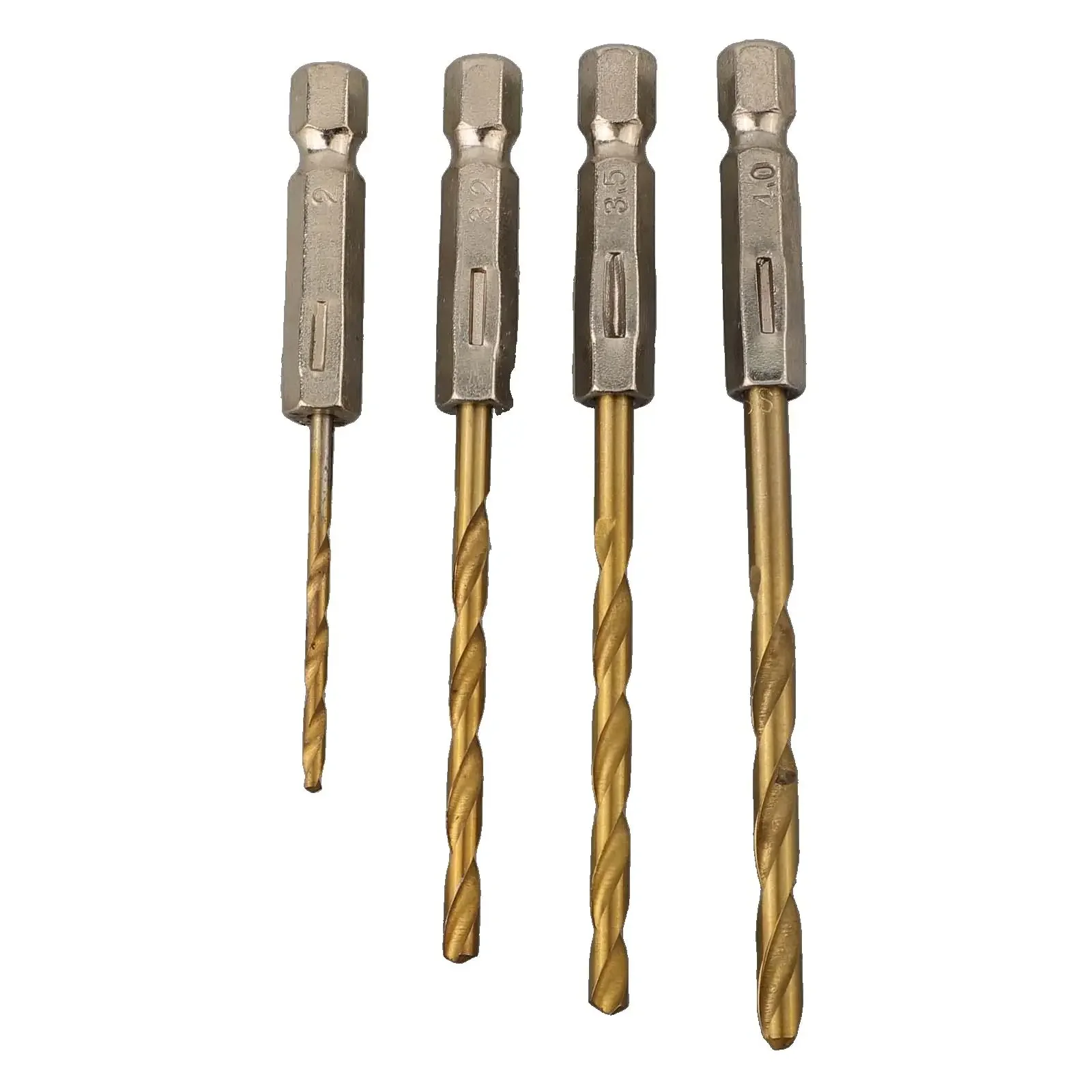 1pc HSS Drill Bit Set High Speed Steel Coated Drill Bit Hexagonal Handle 1/4 Hex Shank Electric Drill Bit For Wood Plastic Drill