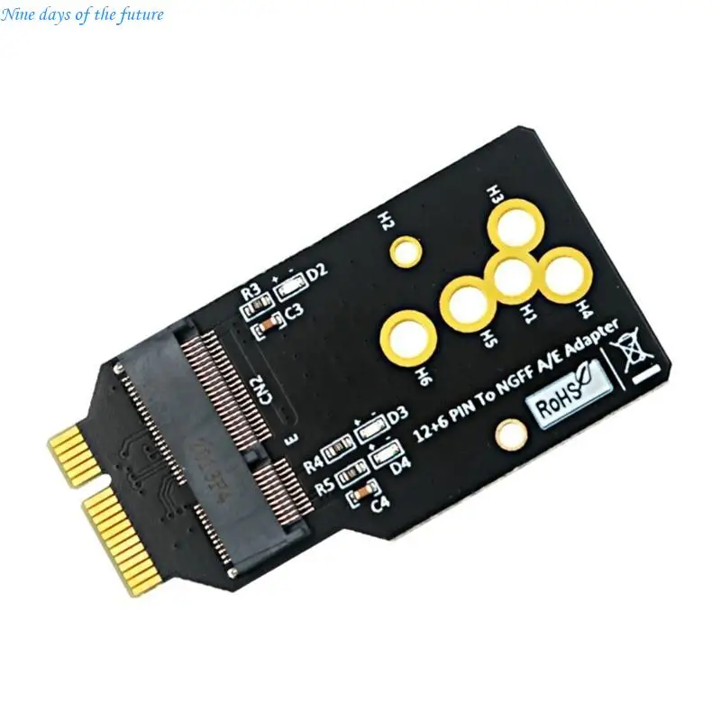 AX200/201/210 WIFI6 Module to 12+6 Pin Adapter Card for Replacing BCM94360CS2/BCM943224PCIEBT2 Card for NGFF 2230 M.2 E65A