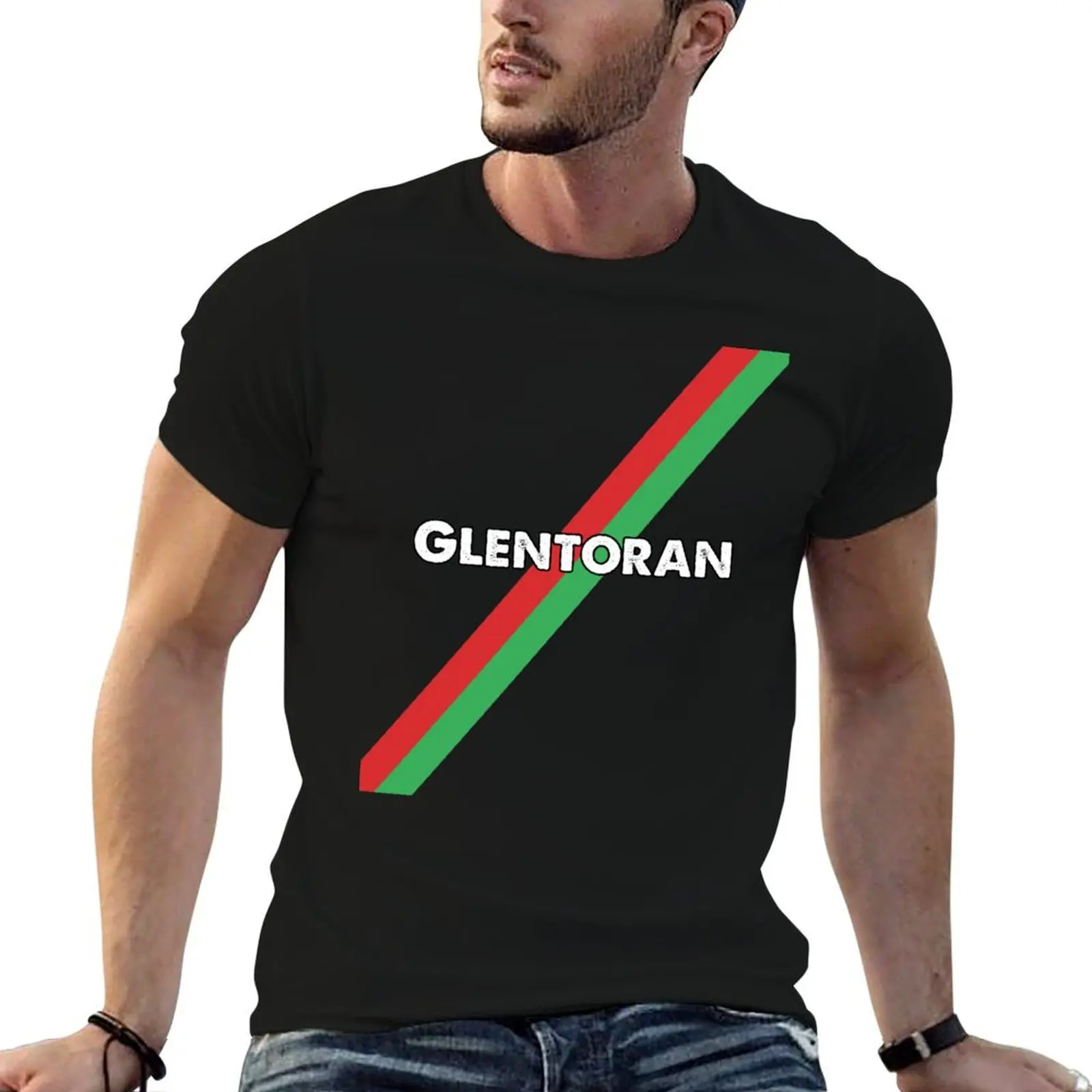 

glentoran vintage T-Shirt man t shirt summer man t shirts graphic funny t shirts cotton T-Shirt
