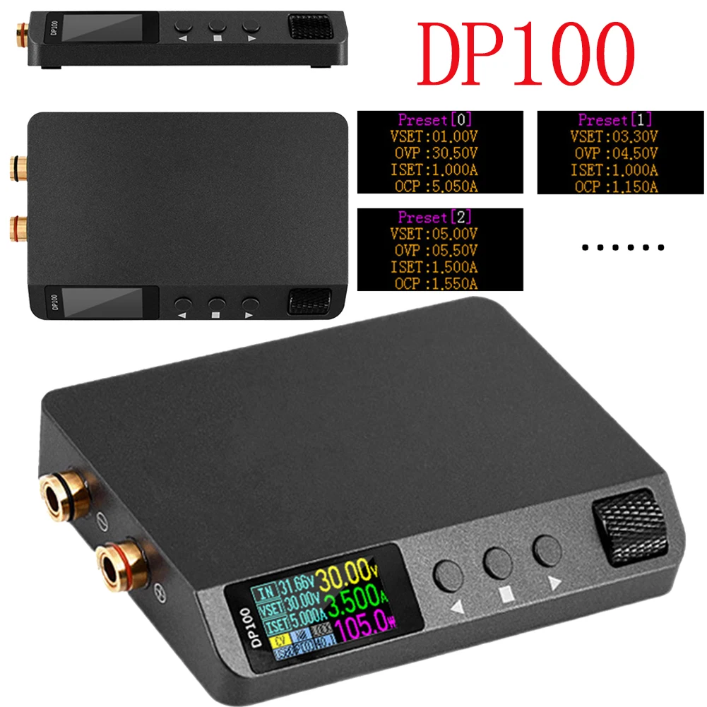 

DP100 Adjustable DC Laboratory Power Supply 100W 30V 5A Digital Regulator Switching Power Supply Voltage Regulator Switch Source