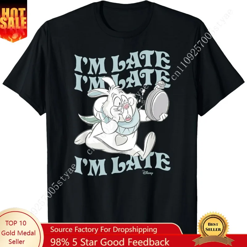 

Alice in Wonderland - I'm Late White Rabbit T-Shirt