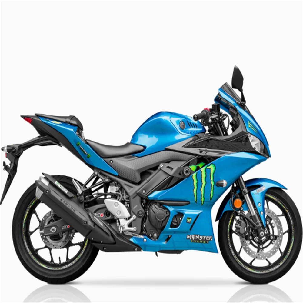 

High quality Bumper modification For 2022-2025 Yamaha R3 YZF-R3 Anti fall bar spring cushioned aluminum head competitive bar