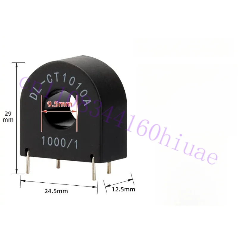 10PC Miniature AC Current Transformer Precision Low Voltage Centered DL-CT1010A 20A/20mA 1000/1