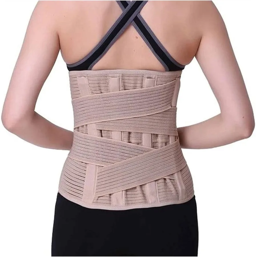 

Widen and Lengthen Back Brace Support Belt for Men and Women Posture Correction Lumbar Lower Back Belt Relief for Back Pain Her