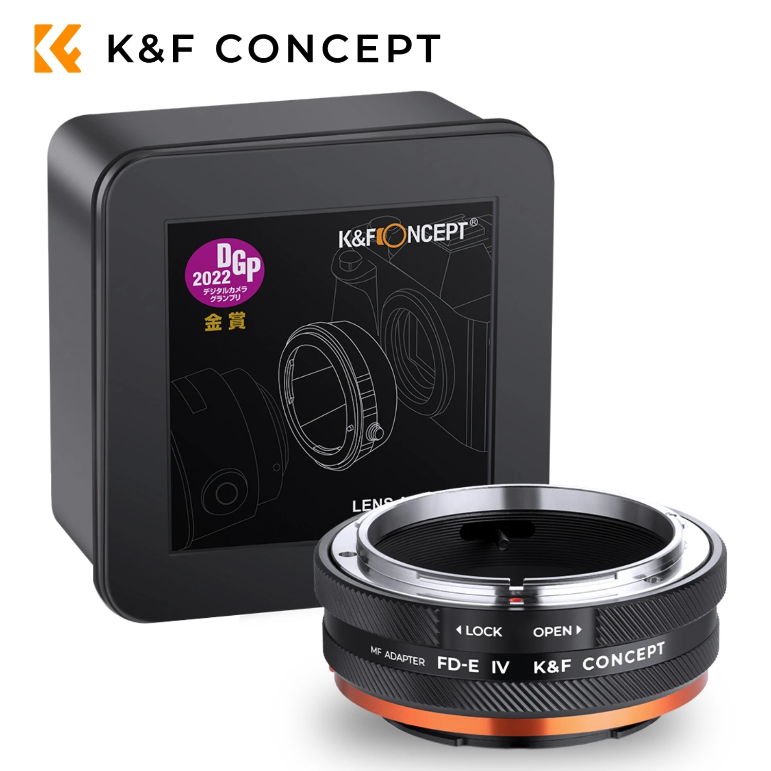 K&F CONCEPT FD-lens naar Nex E Pro lensadapter voor Canon FD&FL 35mm lens naar Sony NEX E-vatting camerabody adapter handmatige focus