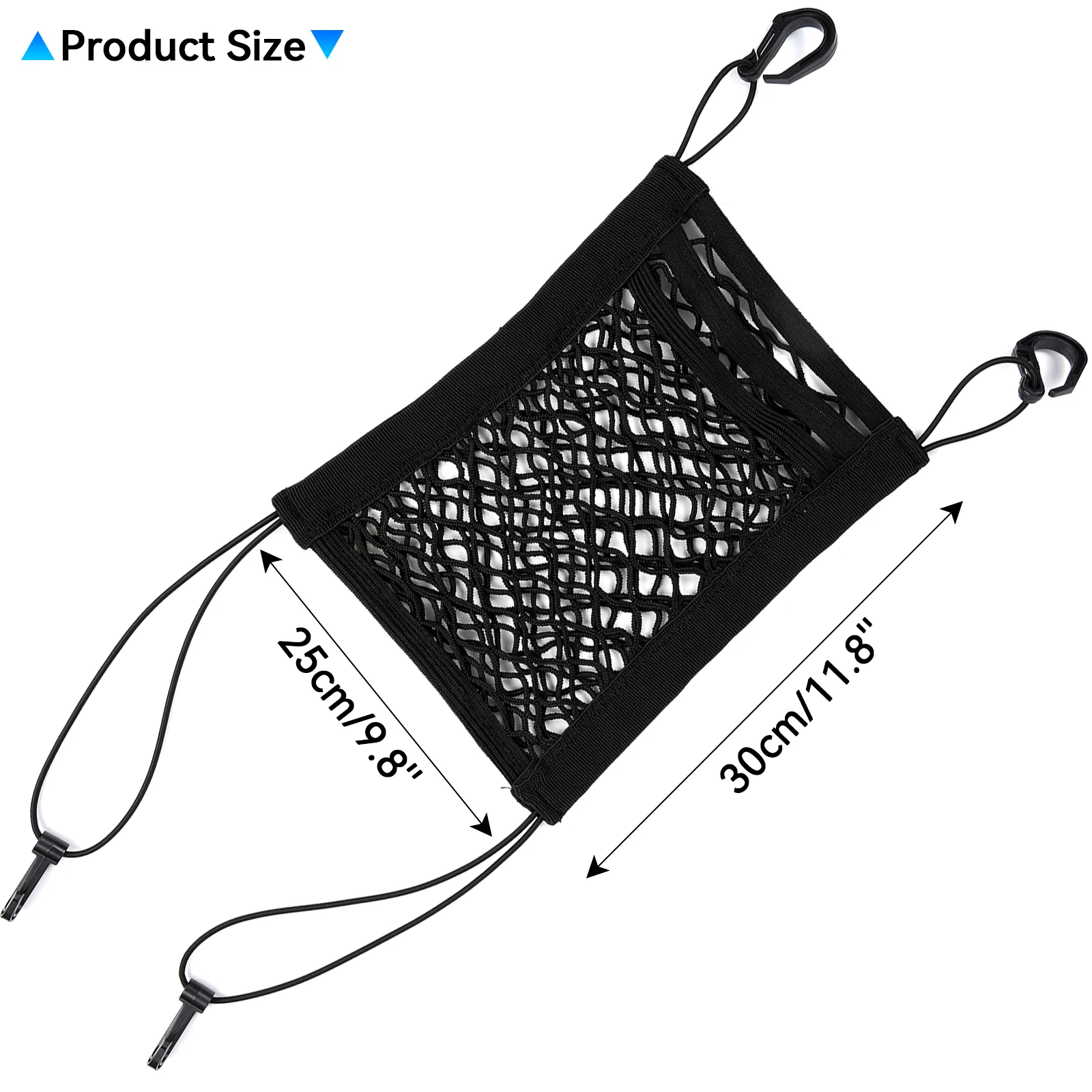 Car 3 Layer Elastic Storage Net Bag Front Seats Divider Auto Interior Wallet Organizer Stretchable Mesh Bag Children Pet Barrier