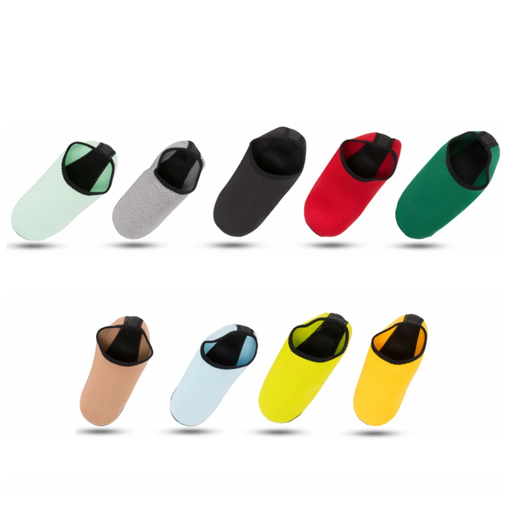 Calcetines deportivos de neopreno resistentes al agua, con suela antideslizante, ideales para practicar snorkel, nadar, pasear en bote, ir a la playa o bucear.