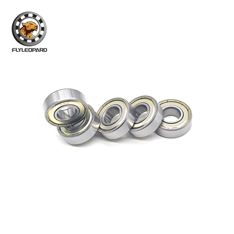 10 SZT. Łożysk kulkowych R6ZZ 9.525x22.225x7.142 mm ABEC-7 Jednorzędowe Łożyska Kulowe Głębokorowkowe