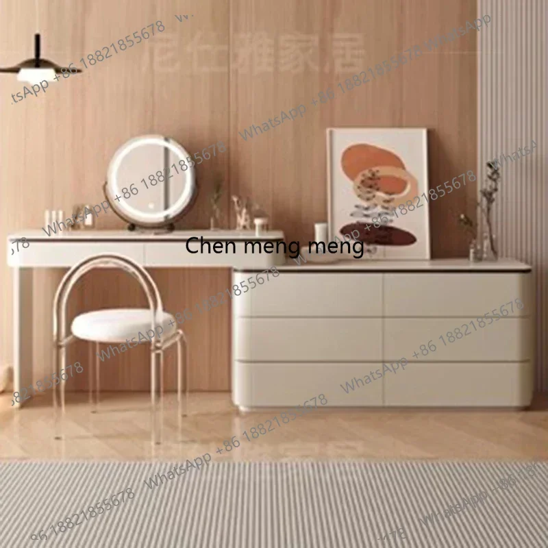 Makeup Accessories Dressing Table Mirror Desk Chair Computer Corner Vanity Table Filing Cabinets