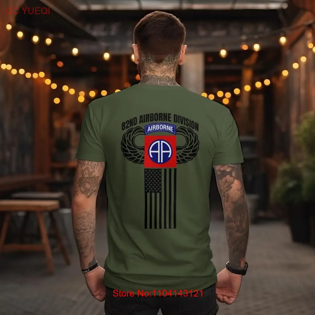 

Personalized 82nd Airborne Military Veteran T Shirt Retro USMC Fort Bragg Design Soft Premium USA Comfy Marine