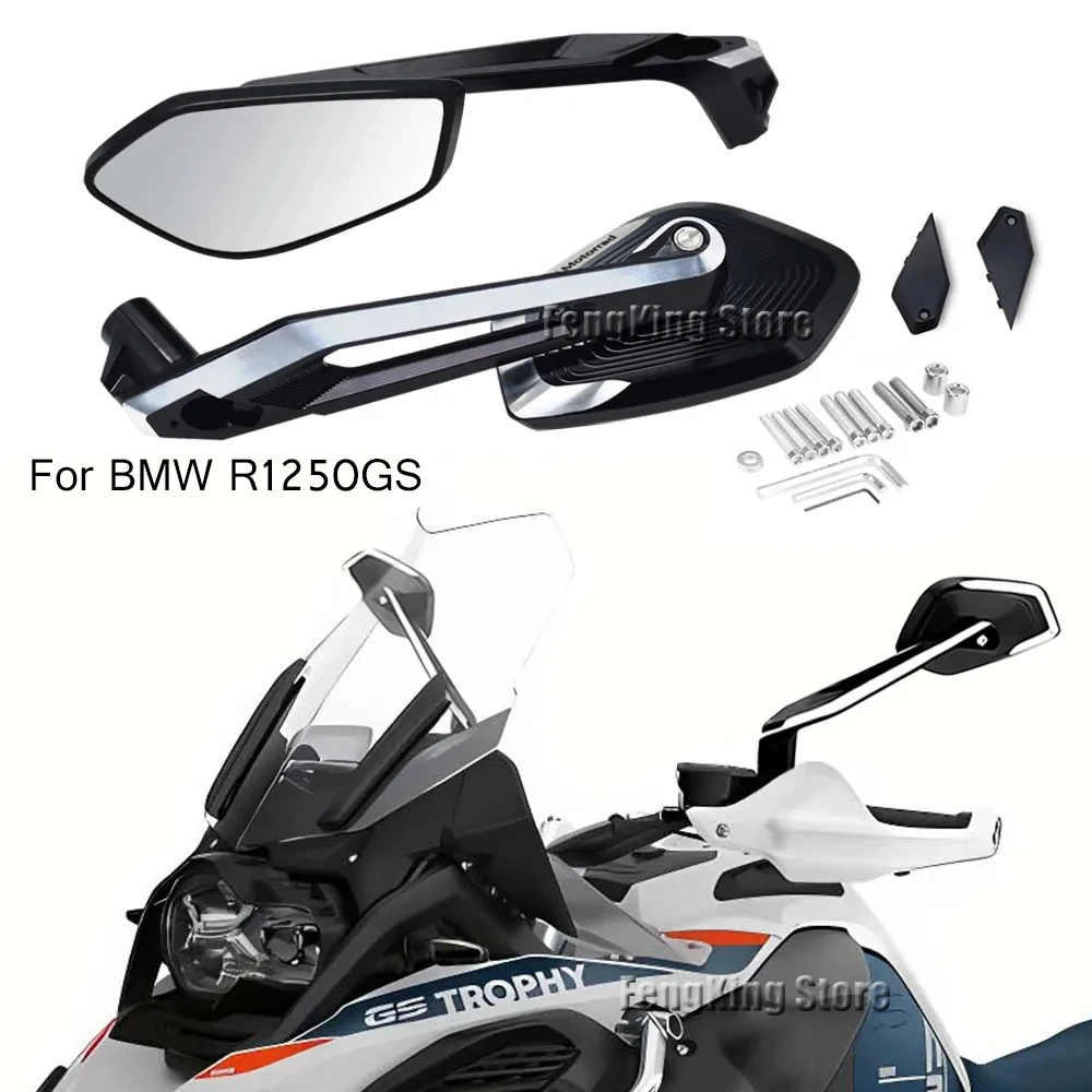 

For BMW R1250GS / R 1250 GS Adventure Trophy2018 2019 2020 2021 2022 2023 Adventure Motorcycle Accessories Side Rear View Mirror