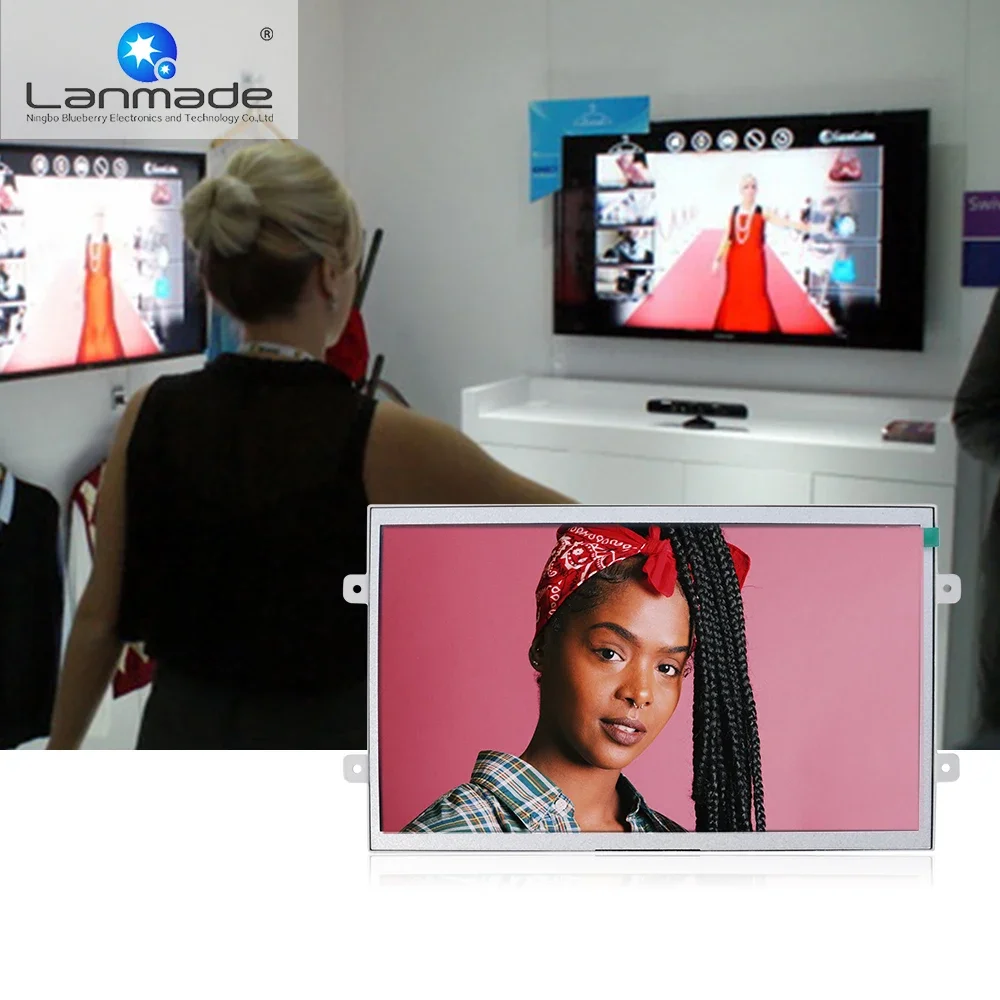 10.1 Inch 1080p External Button Open Frame Advertising Digital Signage LCD Display