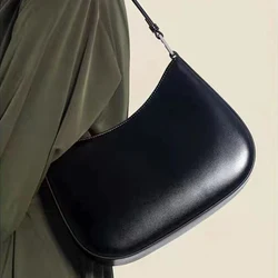 Borse da donna di colore solido di nuova moda borse a tracolla da donna in vera pelle di mucca borsa a tracolla di lusso di marca per ragazza femminile