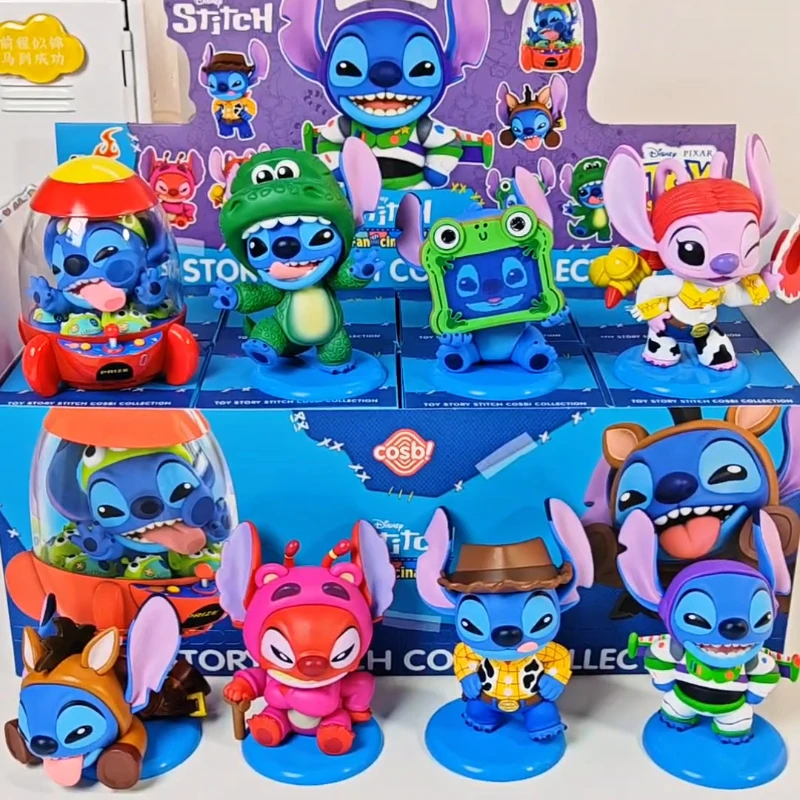 Hot Toys Toy Story Stitch, серия Fan-Cination, коллекция Cosbi Blind Box, модная модель из ПВХ, загадочная игрушка, украшение для рабочего стола, подарки.