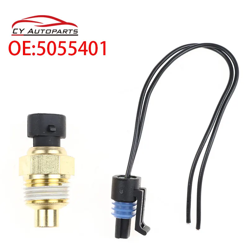 New Coolant Temperature Sensor With Plug For Peterbilt 379 Kenworth T600 T660 T800 5055401 505-5401 Q21-1002 Q211002