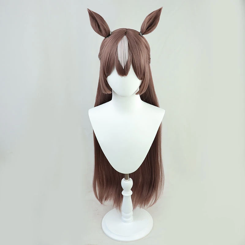 วิกคอสเพลย์เกม Pretty Derby Satono Diamond วิกคอสเพลย์ Dia-chan ผมยาวสีน้ำตาล สำหรับงานปาร์ตี้ฮาโลวีน ผู้ใหญ่ ผู้หญิง ผู้ชาย