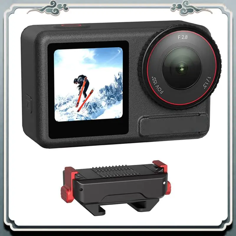 Premium For DJI ACTION 5Pro/4/3 Quick-Release Cold Shoe Extension Adapter Base Magnetic Base Accessories