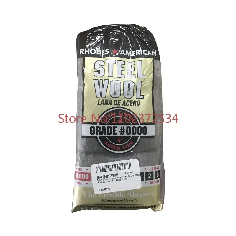 

American RHODES Американская стальная шерсть STEEL WOOL # Тест сопротивления трения из стальной шерсти 0000.