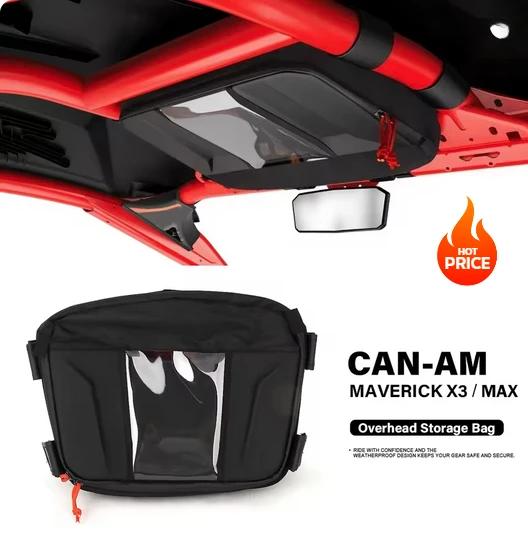 

Сумки для передней верхней двери UTV, автомобильный органайзер, сумка для карт, сумка-органайзер для инструментов, сумка для крыши UTV для Can-Am Maverick X3 MAVERICK X3 MAX 2017