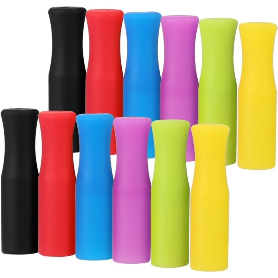 12PCS Silicone Stra… - image