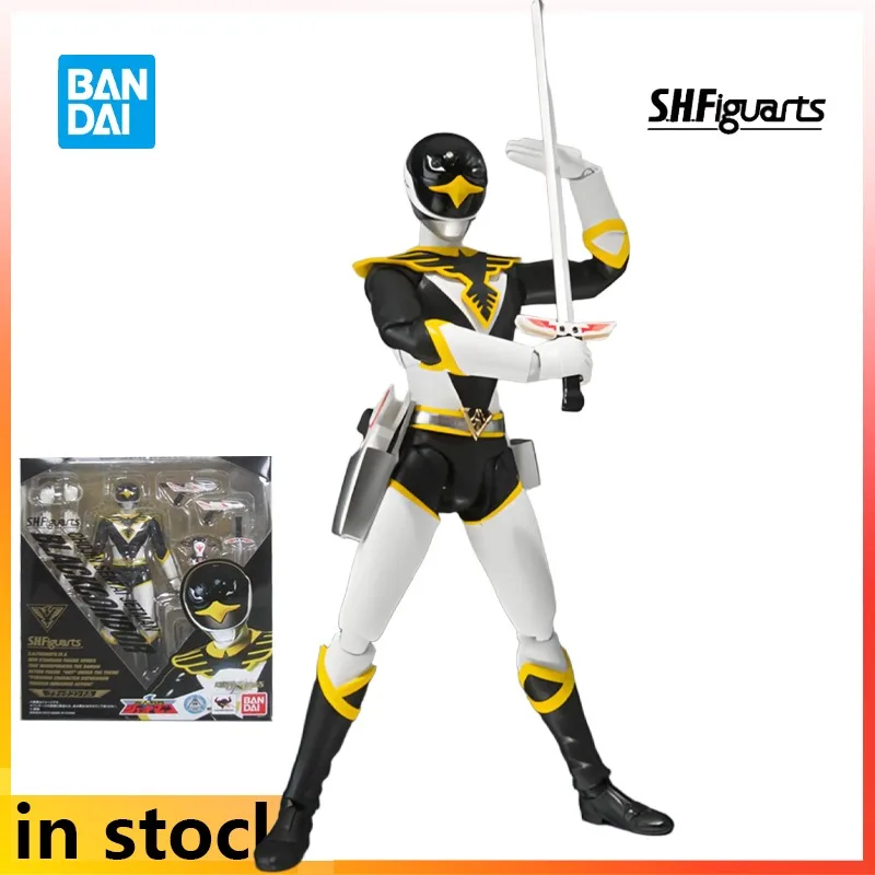 Bandai original s.h. figuarts boneca móvel acabada série birdman esquadrão águia vermelha anime figura de ação modelo brinquedos presentes para meninos