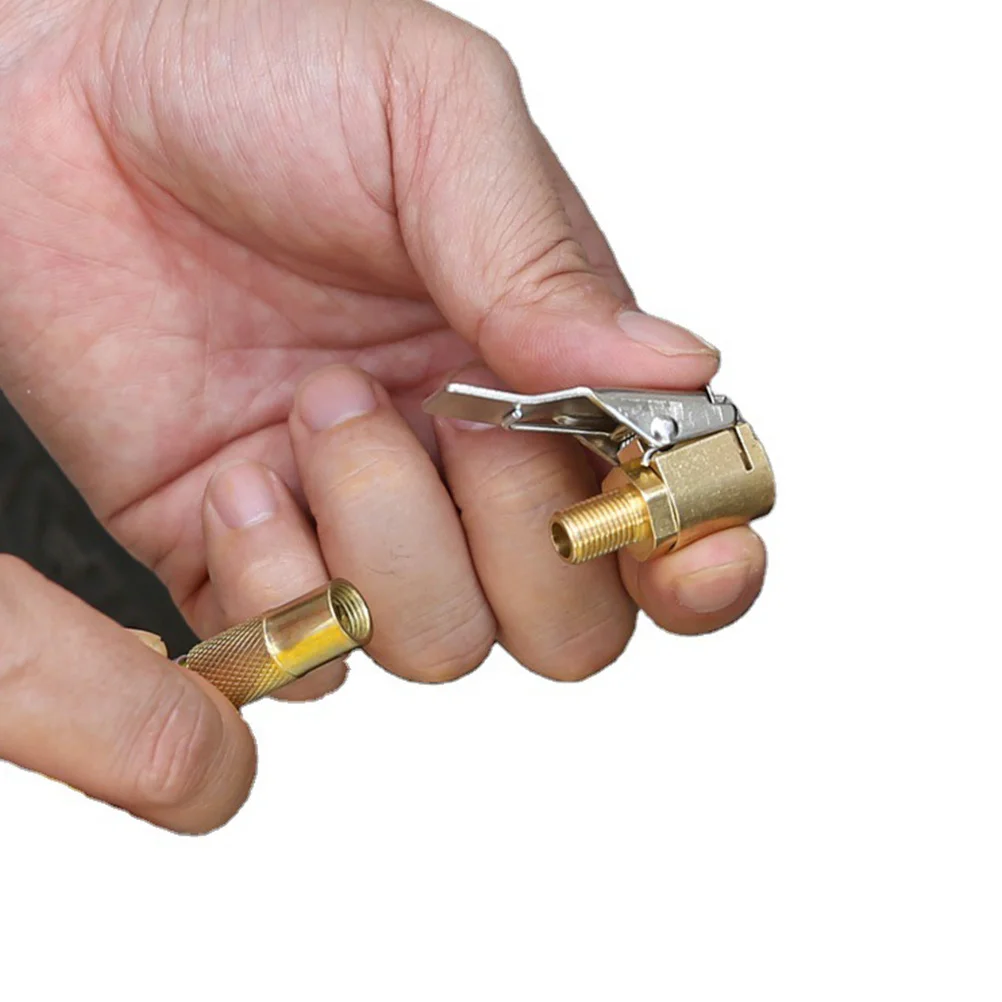 

4pcs Tire Air Chuck Open End Air Chuck For 8Mm Hose Car Truck Tire Inflator Valve Connector Thread Nozzle Pump Adapter