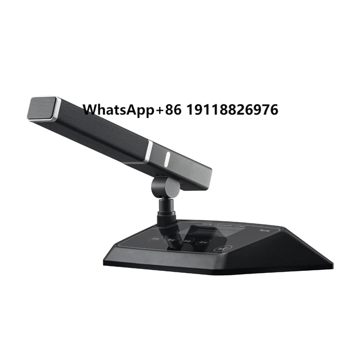 

Thinuna WG-5500D 5G Wifi Wireless Digital Audio Conference Microphone Voting System Desktop Voting Delegate Unit for Speaker