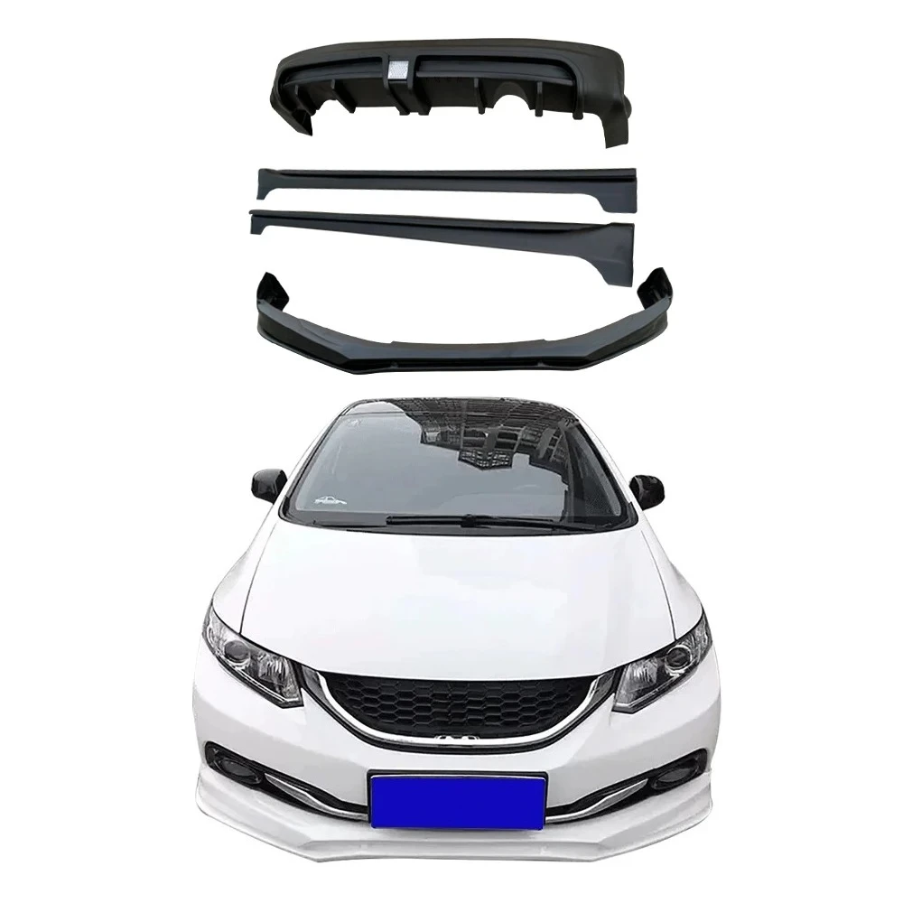 

Для Honda Civic 2014-2015 передняя губа задняя губа боковая юбка модифицированные автозапчасти автомобильный завод прямой комплект кузова автомобиля