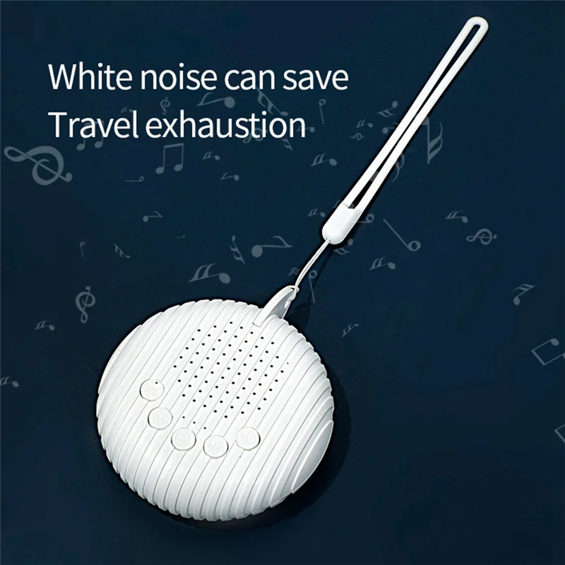 Afbeelding 5: White Noise Machine, oplaadbare draagbare slaapgeluidsmachine met timer voor thuis, kantoor, slaapzaal-B60B