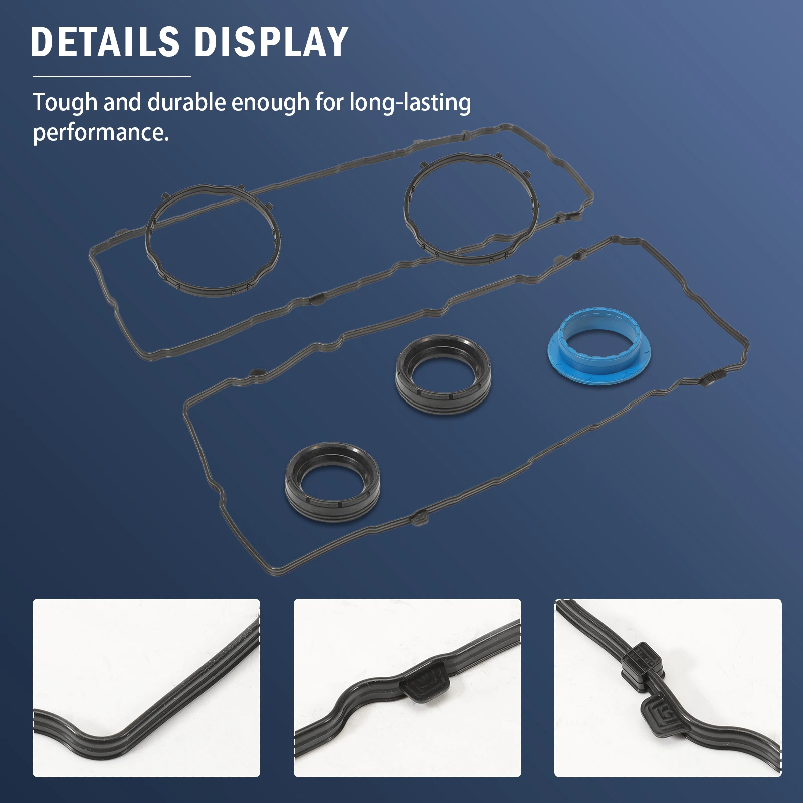 

Прокладка клапанной крышки с втулками для Chrysler Pacifica 3.6L V6 DOHC 24V VC1184G 2017-2019 гг.