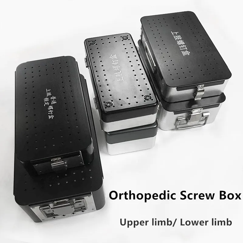 

Upper/Lower Limb Screws Box Sterilization Box Screw Case Rack Veterinary Orthopedics Instruments