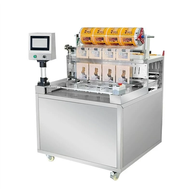 Lunch box continuous sealing machine, takeaway packing box, round bowl sealing machine
