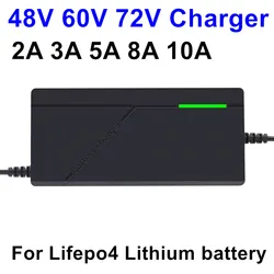 48V 60V 72V 2A 3A 5A 8A 10A smart charger carregador for lipo lifepo4 liion battery cargador 13S 14S 15S 16S 17S 18S 20S 21S 24S