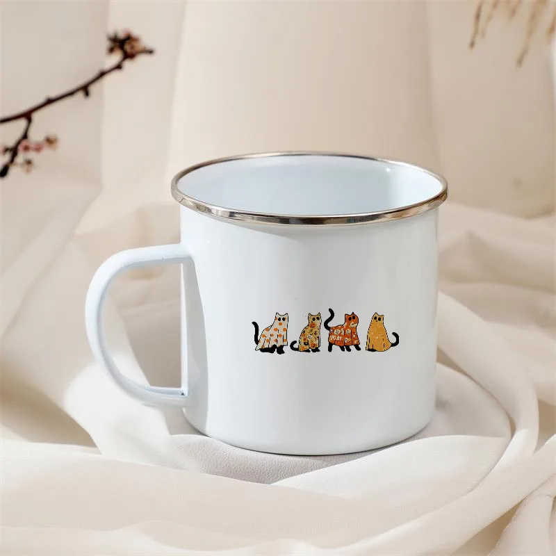 Ramadan Festival Mondphase Ästhetische lustige Emaille Tasse Tee Trinkbecher Tasse für Kaffee Bierkrug Hexengeschenke Hexen Halloween Geschenk