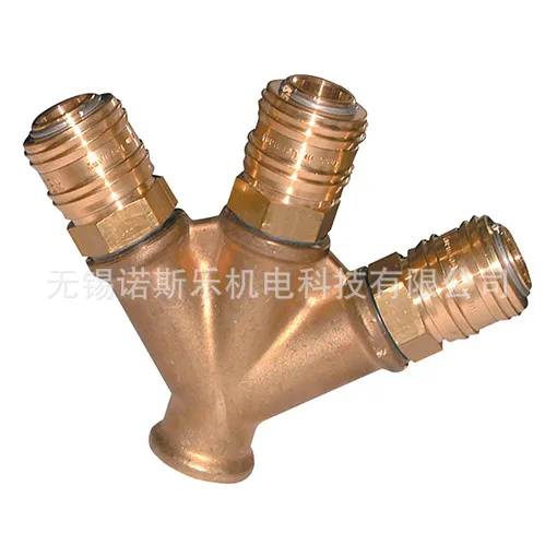 Copper Tee Connection Quick Coupling DM 13 A