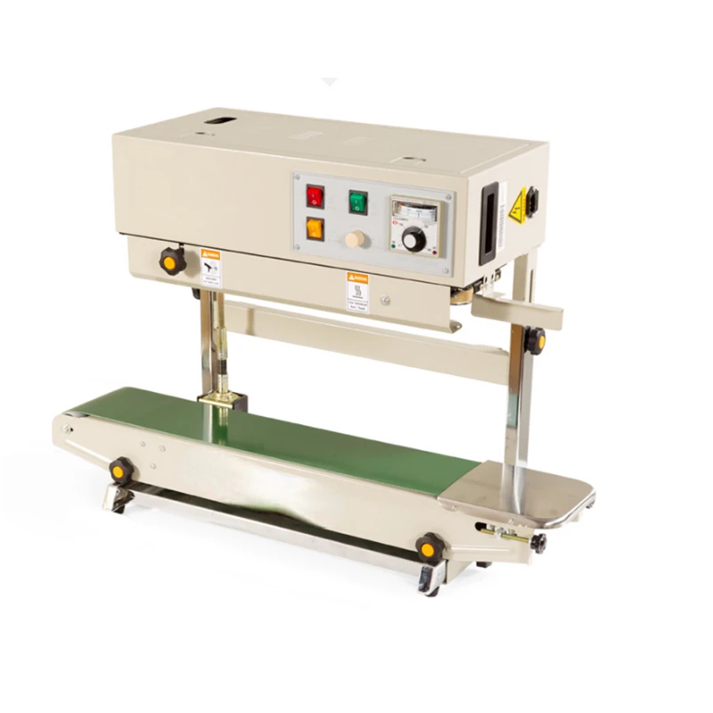 Automatic Vertical heat sealing machine Plastic Bag Sealing Machine With Conveyor FR-400 FR-900 FR-1000 FR-1800