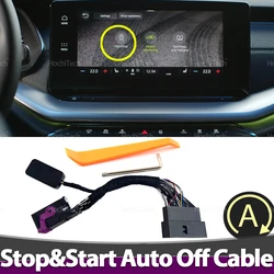 Automatic Stop Start Engine System Device OFF Button Control Sensor Plug Stop Cancel Memory Mode Cable For Skoda Octavia 2020-24