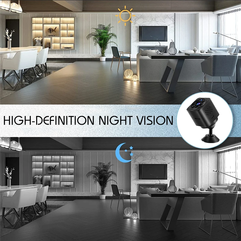 HD Night Vision Intercom Micro Camera WIFI Link App per telefono cellulare telecamera di monitoraggio Online remota con scheda di memoria Drop