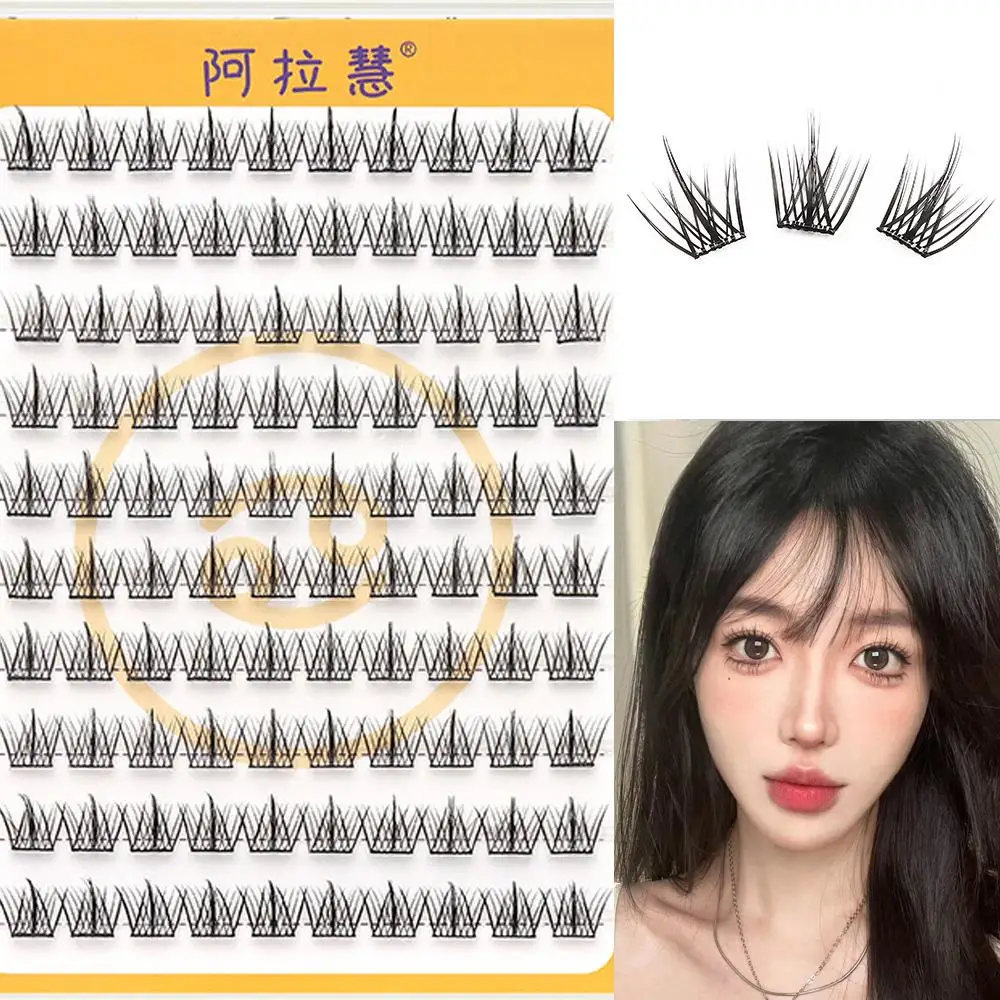 Segmented Lash Extension Self Adhesive Eyelash Fluffy Curling Lash Grafting Glue-Free Eyelash Daily Use Cosmetics Sweet Lash