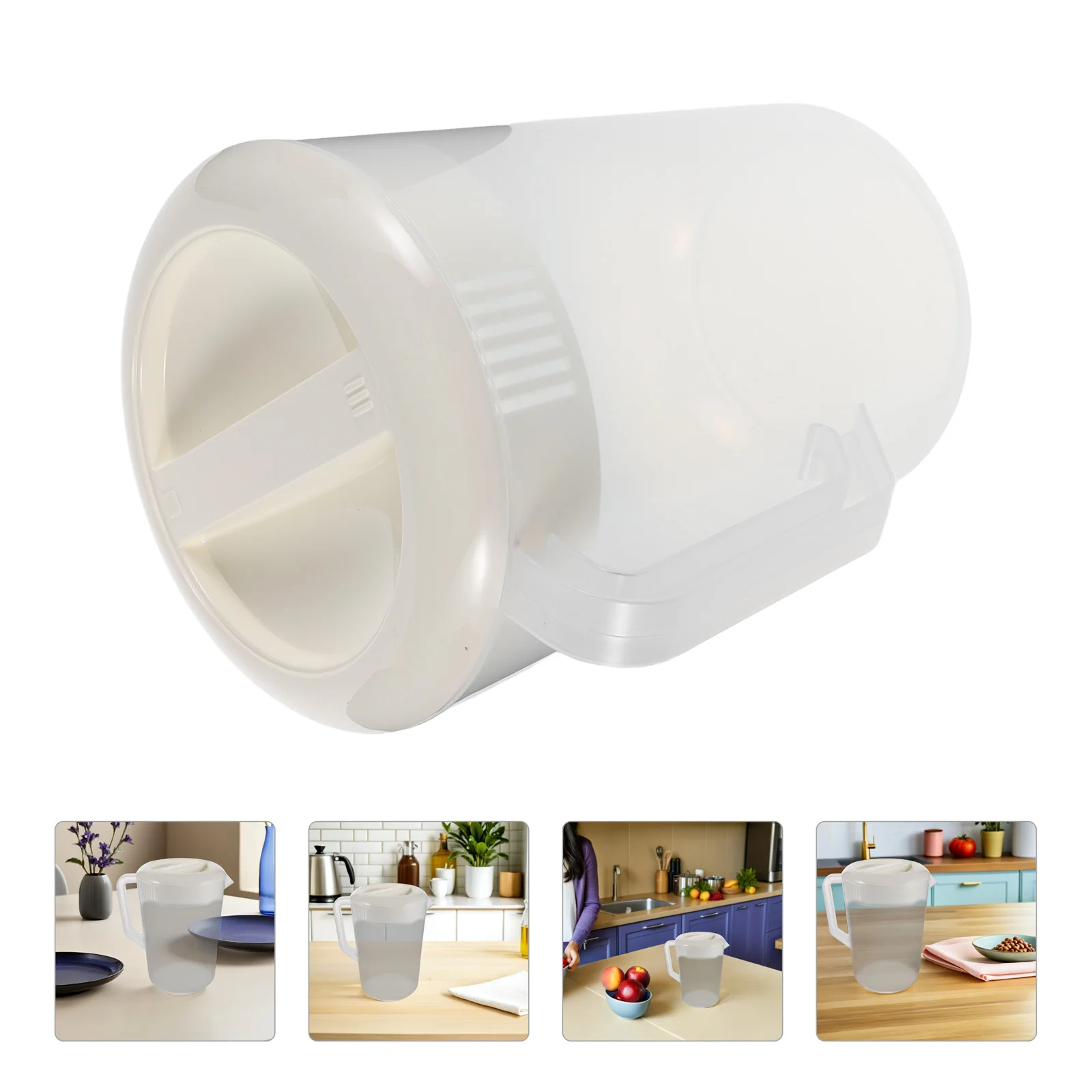 

5000Ml Cold Water Pitcher Fridge Door Carafe Shatterproof Plastic Jug For Lemonade Iced Tea Juice Home Outdoor Use Beverage