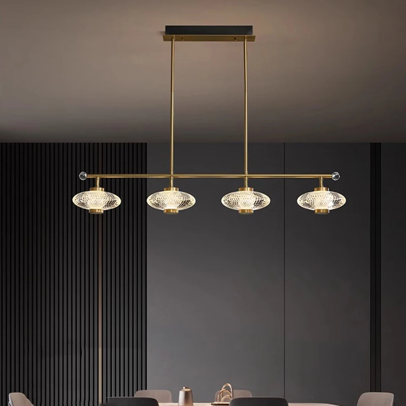 

REVEN Dimmable Chandelier Modern Luxury Pendant Lamp 2025 Designer Luster Gold Ceiling Light for Hotel Villa Kitchen island