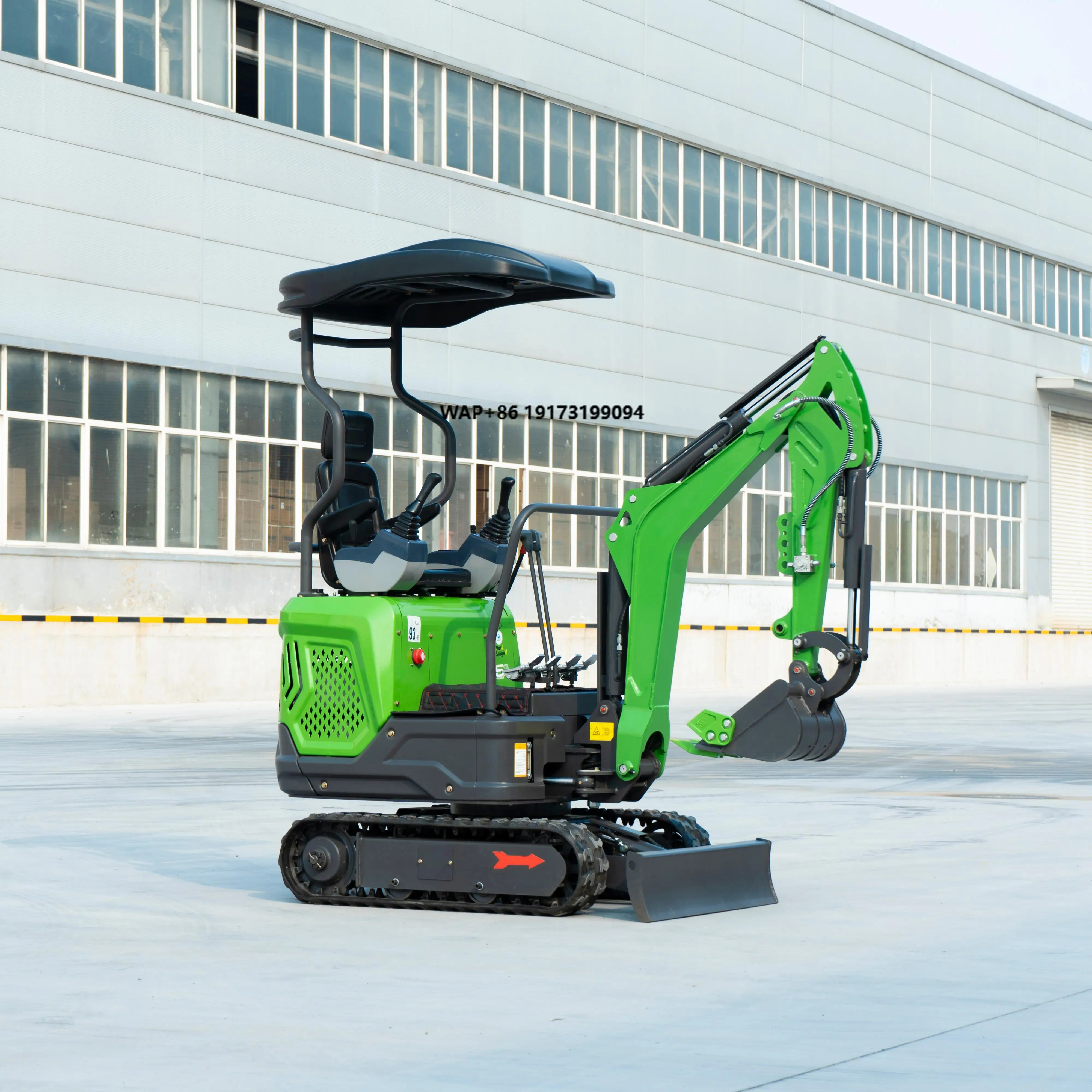 

Mini Excavator 1.2 Ton Micro Crawler Digger Garden Landscaping Farm Work Compact CE EPA Engine Motor Pump Gear