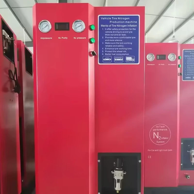 Fully Automatic Tire Inflator Nitrogen Charger Device Vacuum Extraction and Maintenance Tool Tire Nitrogen Machine