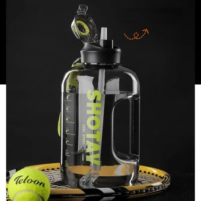 1.5L/2L/2.5L Tritan Sport Bottle Kettle Large Gym Bottle Bpa Free 1 Gallon Water Bottle Drink Waterbottle Water Bottl Cup