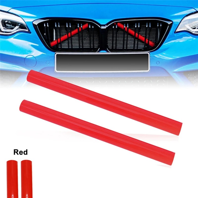 Tiras embellecedoras de rejilla delantera de coche, cubierta de estilo deportivo para BMW F20, F30, F31, F32, F34, F36, F21, 4 piezas