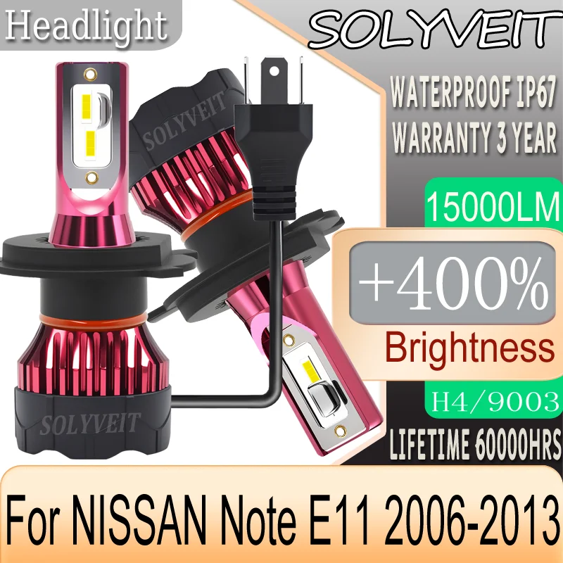 

Quiet Operation No Disturbing Sound No Delay reliable LED HEADLIGHT For NISSAN Note E11 2006 2007 2008 2009 2010 2011 2012 2013