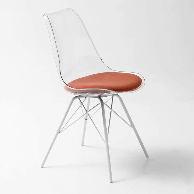 

Офисный домашний расслабляющий обеденный стул для кафе, акриловый прозрачный компьютерный обеденный стул для спальни, свадьбы, мебель Cadeiras