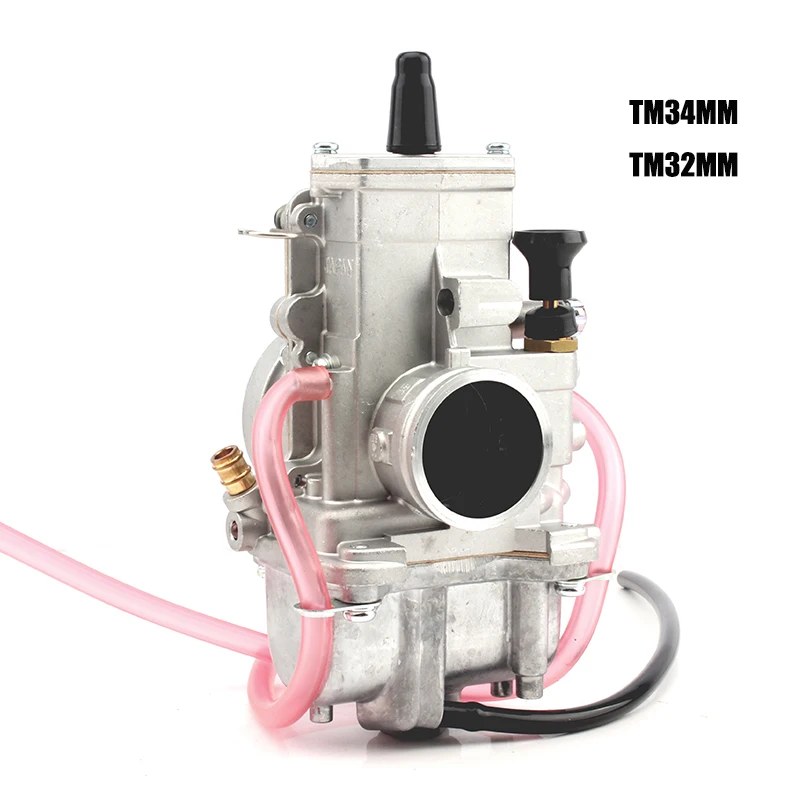 Motorcycle Quad Vent Carburetor Carb Flat Valve MIKUNI TM32 TM34 For Honda Kawasaki 200cc - 400cc Racing Spigot TM34-2 42-6100