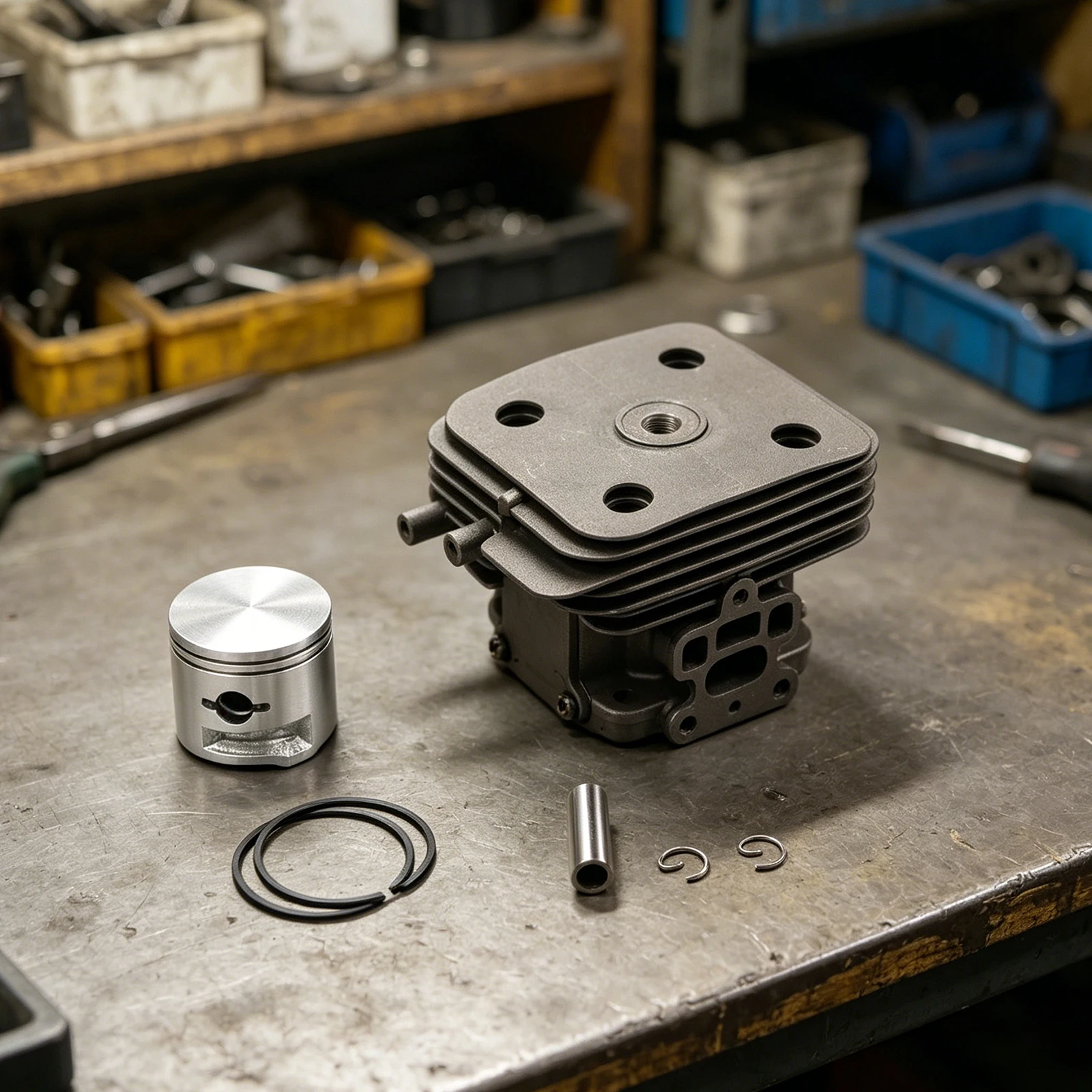 For 253R For 253RB for piston Assembly for Lawn Mower Cylinder Home Lawn Maintenance Consistent Power Delivery Optimized